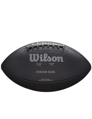 Wilson NFL Jet Black Junior American Football